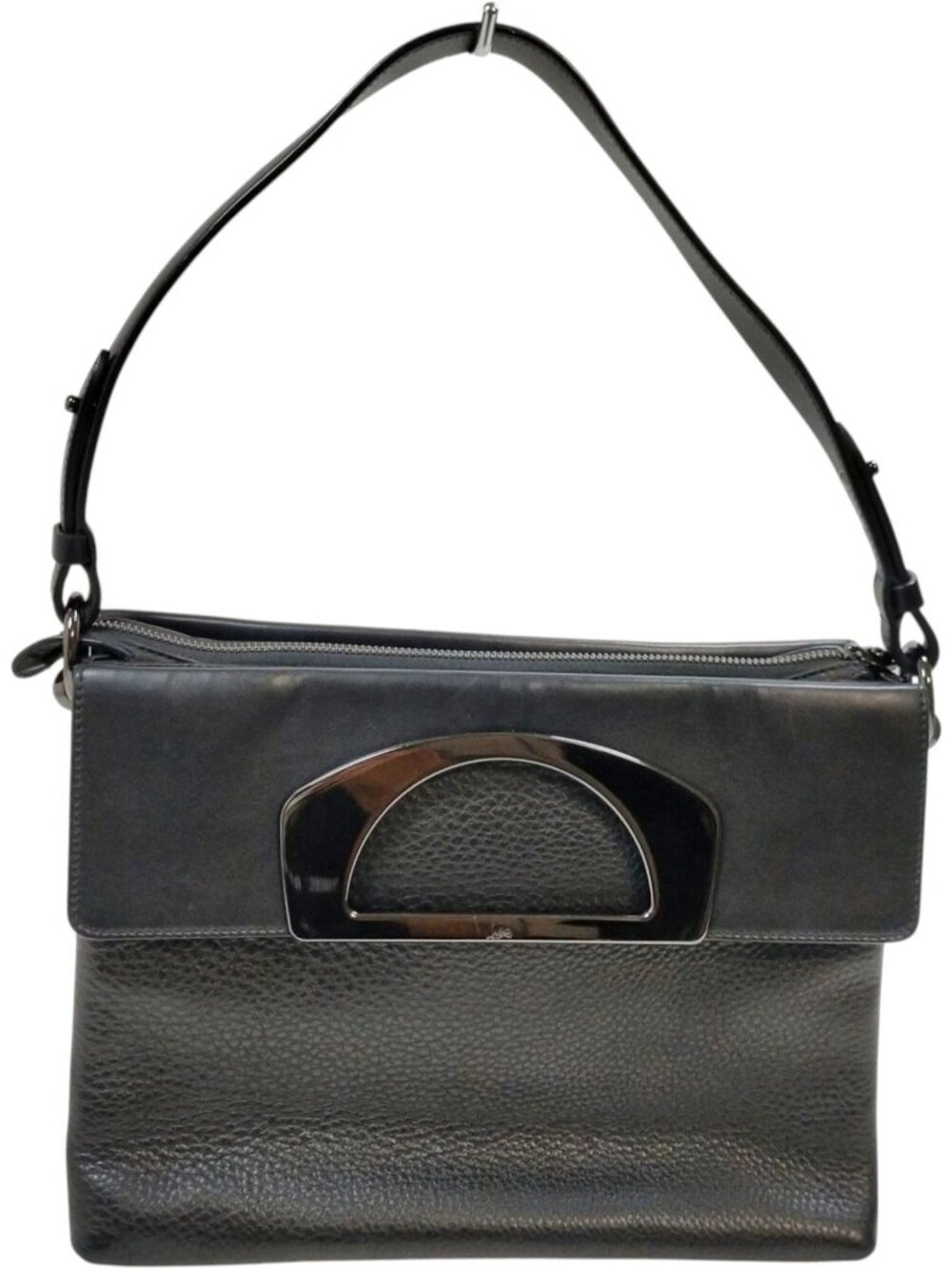 628458CR T6 Christian Louboutin Shoulder Bag Black Leather